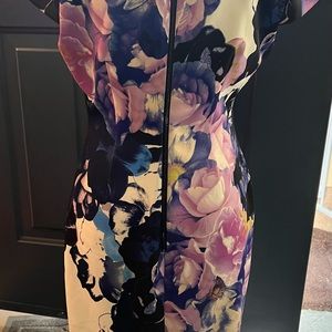 Multi coloured cocktail dress